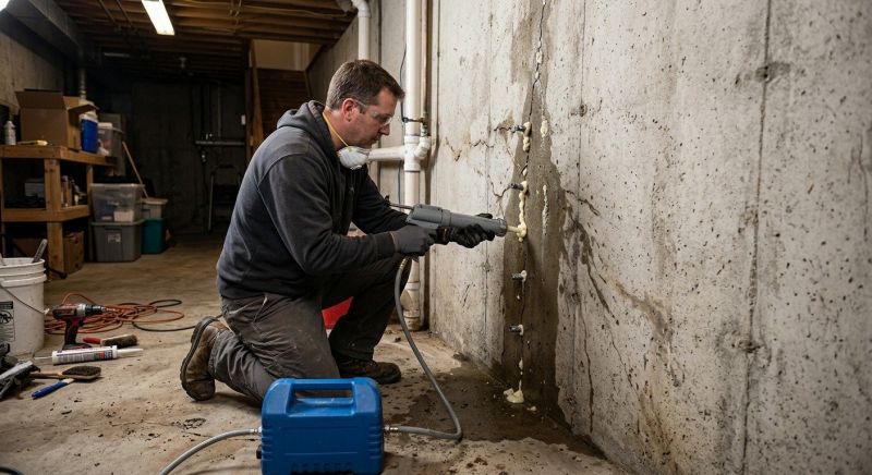 Basement Foundation Repair in Bucks County, PA