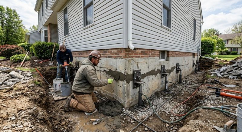 Basement Foundation Repair in Moorestown, NJ