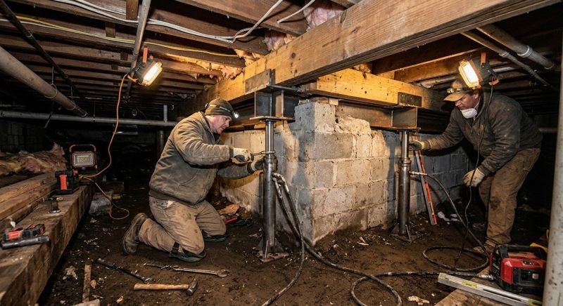Basement Foundation Repair in Mount Holly, NJ