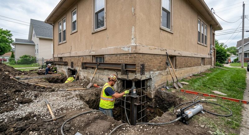 Basement Underpinning in Warminster, PA