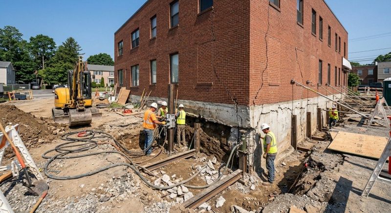 Building Foundation Repair in Elkins Park, PA