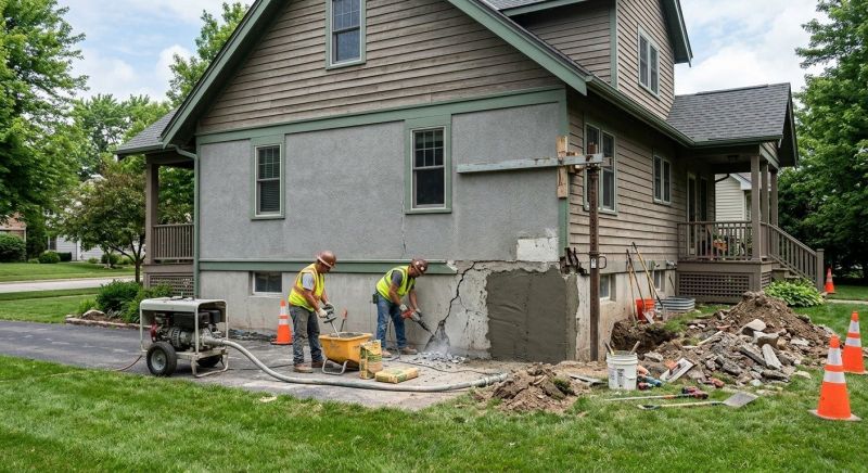Building Foundation Repair in Lafayette Hill, PA