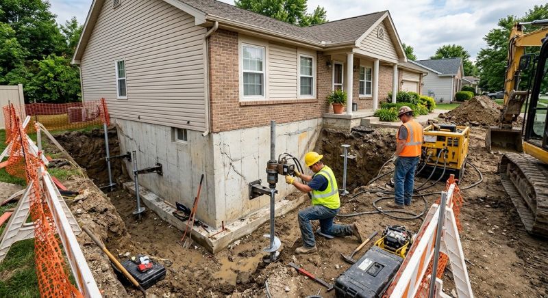 Building Foundation Repair in New Hope, PA