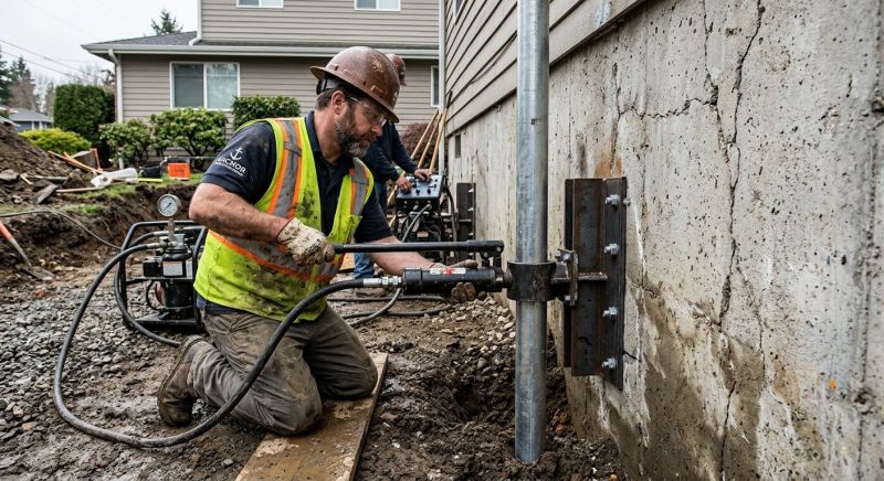 Concrete Foundation Leveling in Bristol, PA