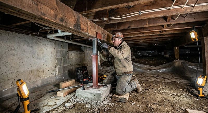 Crawlspace Foundation Repair in Glenolden, PA