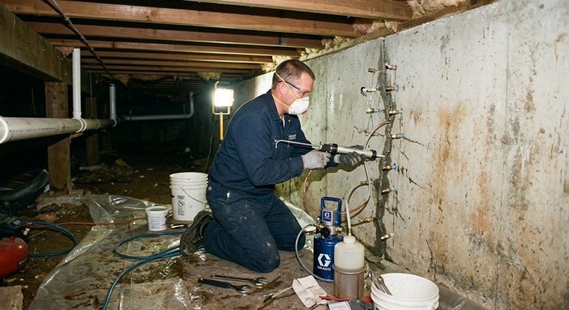 Crawlspace Foundation Repair in Haddonfield, NJ