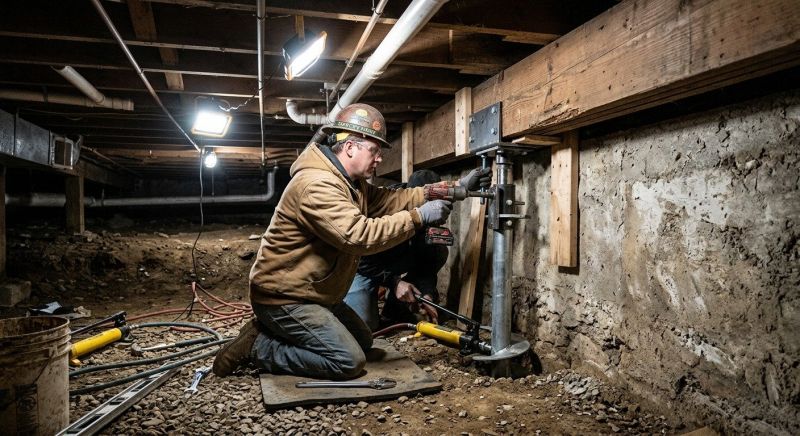 Crawlspace Foundation Repair in Hatboro, PA