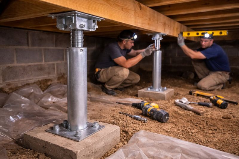 Crawlspace Structural Repair in Warminster, PA