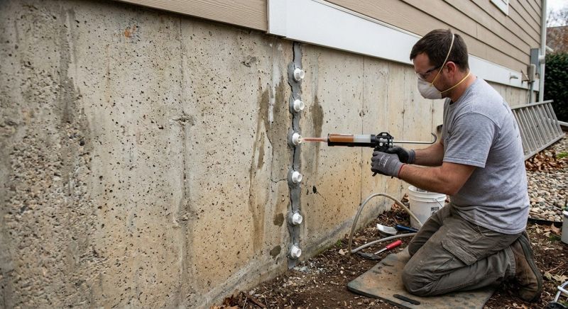 Foundation Cracks Repair in Warminster, PA