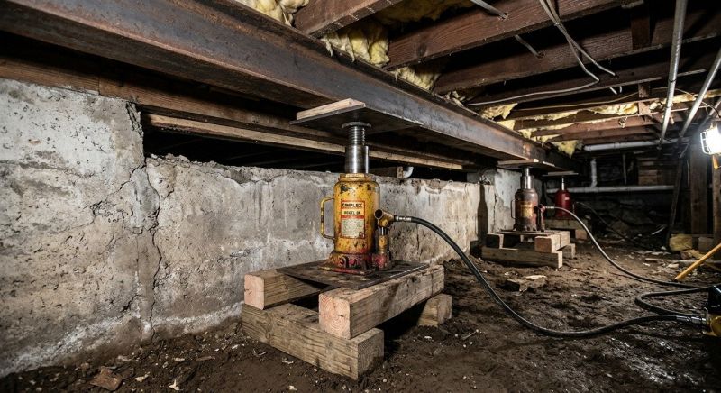 Foundation Jacking in Bryn Mawr, PA