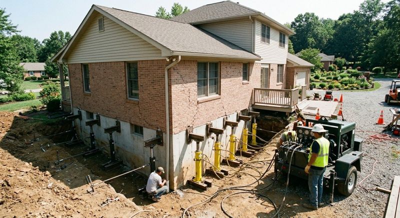 Foundation Jacking in Burlington County, NJ