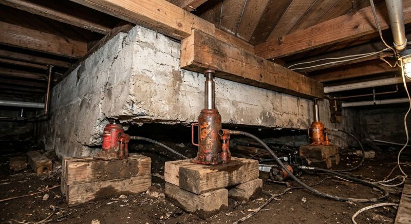 Foundation Jacking in Chalfont, PA
