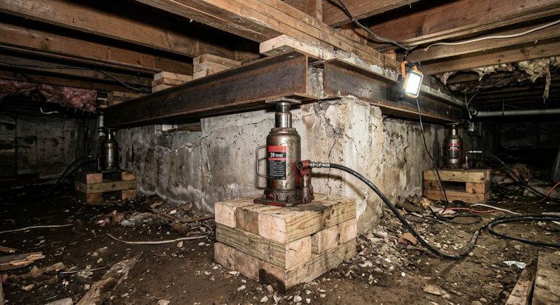 Foundation Jacking in Chalfont, PA