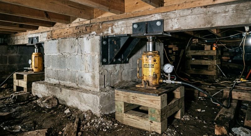 Foundation Jacking in Drexel Hill, PA