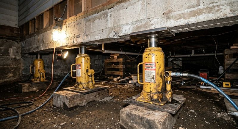 Foundation Jacking in Warminster, PA