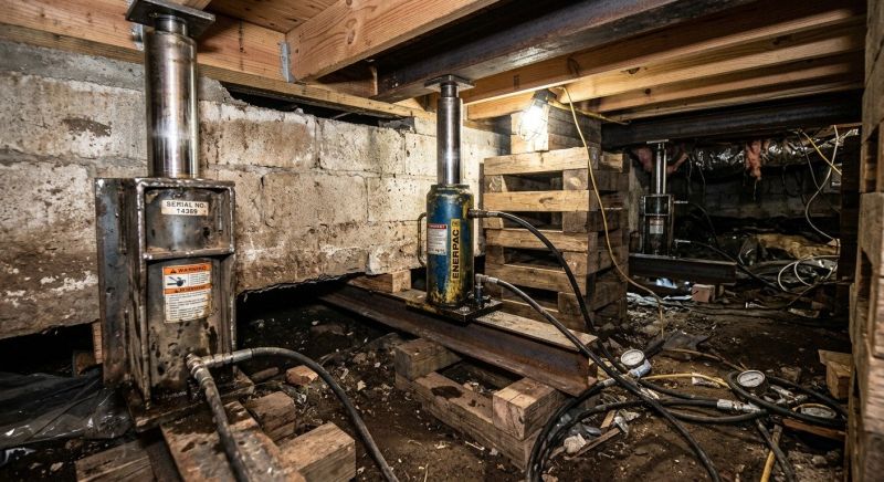 Foundation Jacking in Philadelphia, PA
