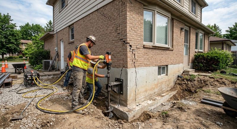 Foundation Lifting in Bensalem, PA