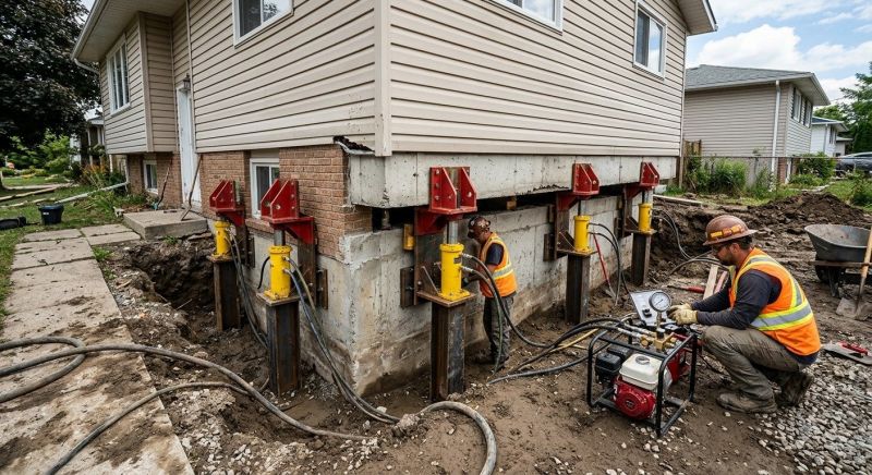 Foundation Lifting in Bordentown, NJ