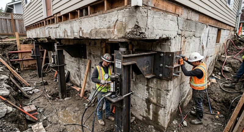 Foundation Lifting in Hunterdon County, NJ