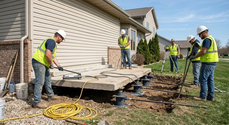 Foundation Lifting in Huntingdon Valley, PA