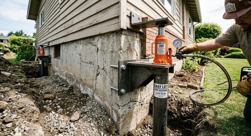 Foundation Lifting in Warminster, PA