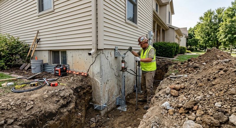 Foundation Stabilizing in Bryn Mawr, PA
