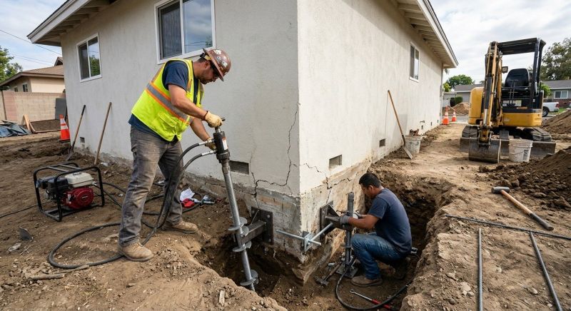 Foundation Stabilizing in Burlington County, NJ