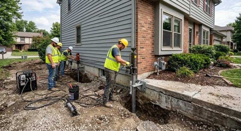Foundation Stabilizing in Ringoes, NJ