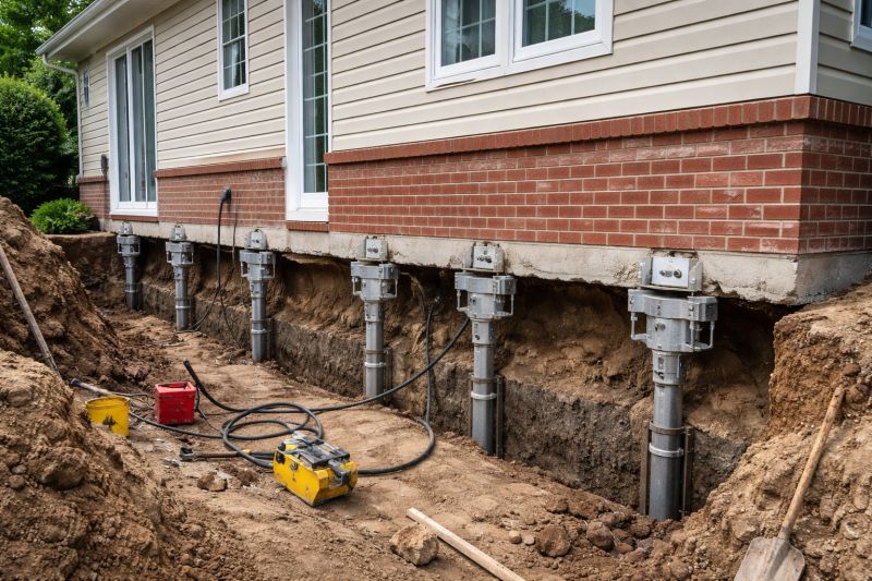 Foundation Underpinning in Warminster, PA
