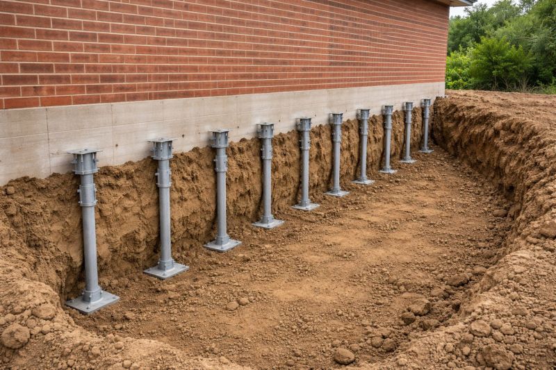 Helical Piers Installation in Warminster, PA