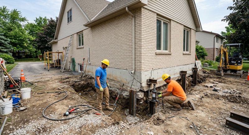 Helical Pile Installation in Warminster, PA