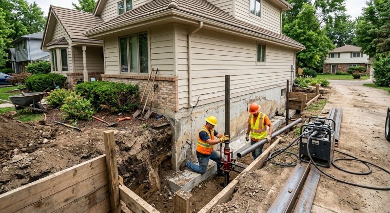 Home Foundation Repair in Bensalem, PA