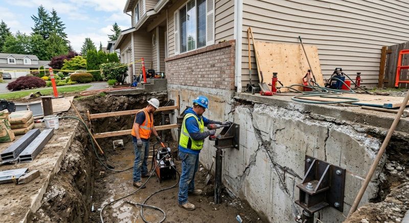Home Foundation Repair in Haddonfield, NJ