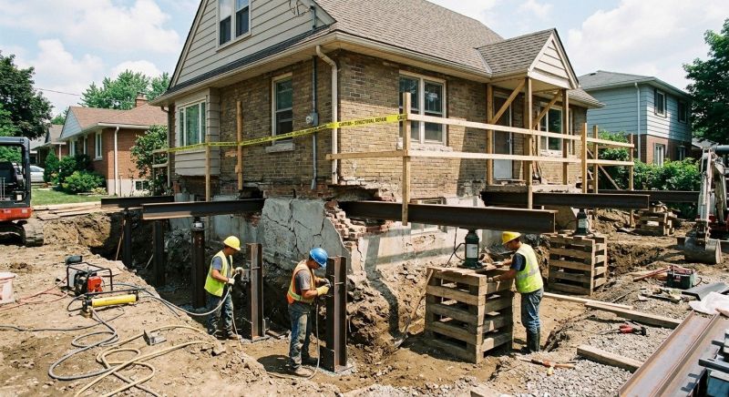 House Foundation Repair in Mount Laurel, NJ