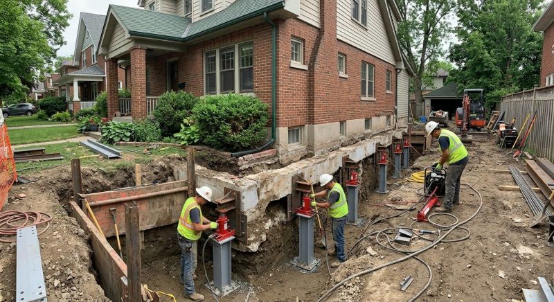 House Underpinning in Warminster, PA