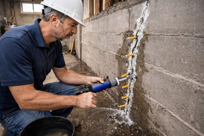 Leaking Foundation Repair in Warminster, PA