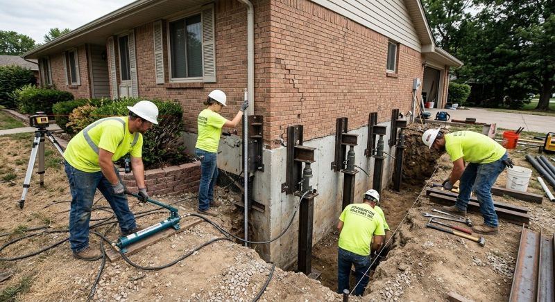 Settling Foundation Service in Fort Washington, PA