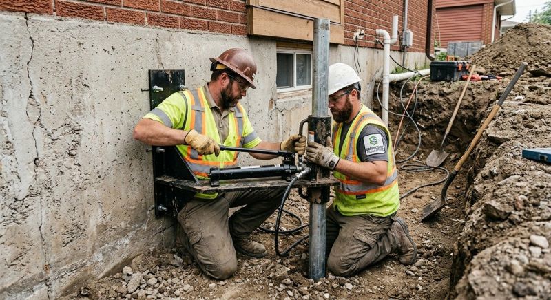 Settling Foundation Service in Warminster, PA
