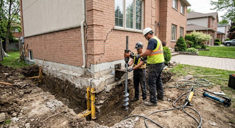 Sinking Foundation Repair in Cherry Hill, NJ
