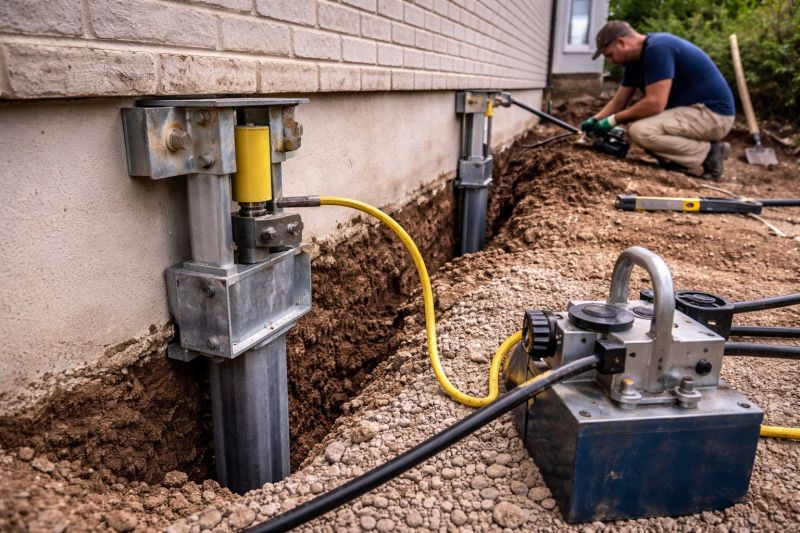 Sinking Foundation Repair in Dublin, PA