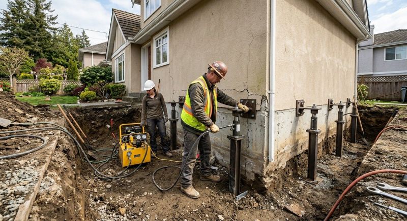 Sinking Foundation Repair in Willingboro, NJ