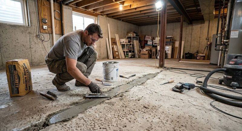 Slab Foundation Repair in Warminster, PA