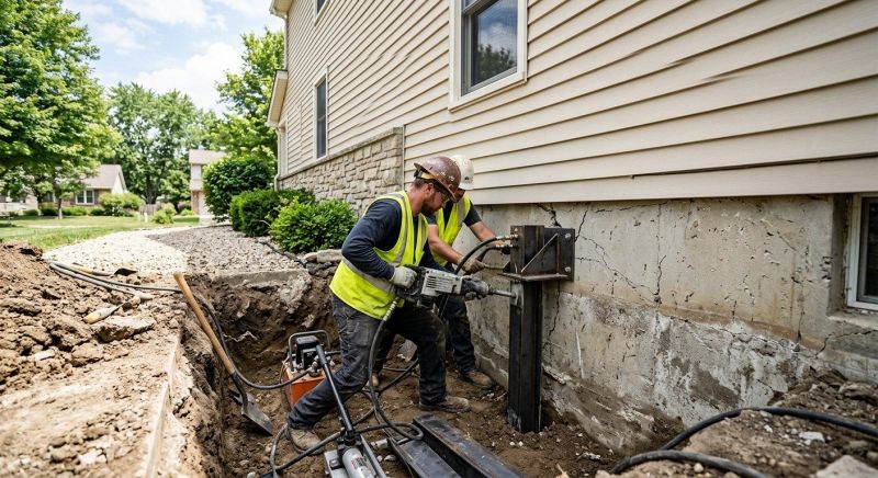 Structural Foundation Repair in North Wales, PA