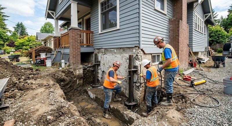 Structural Foundation Repair in North Wales, PA
