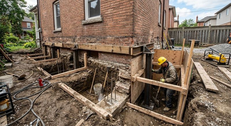 Structural Underpinning in Warminster, PA